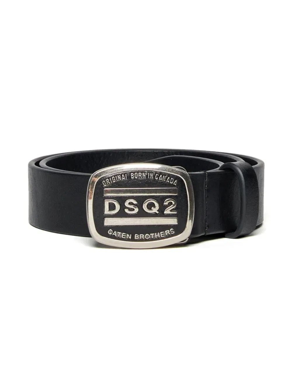 Кожаный ремень Dsquared2 Kids, серый