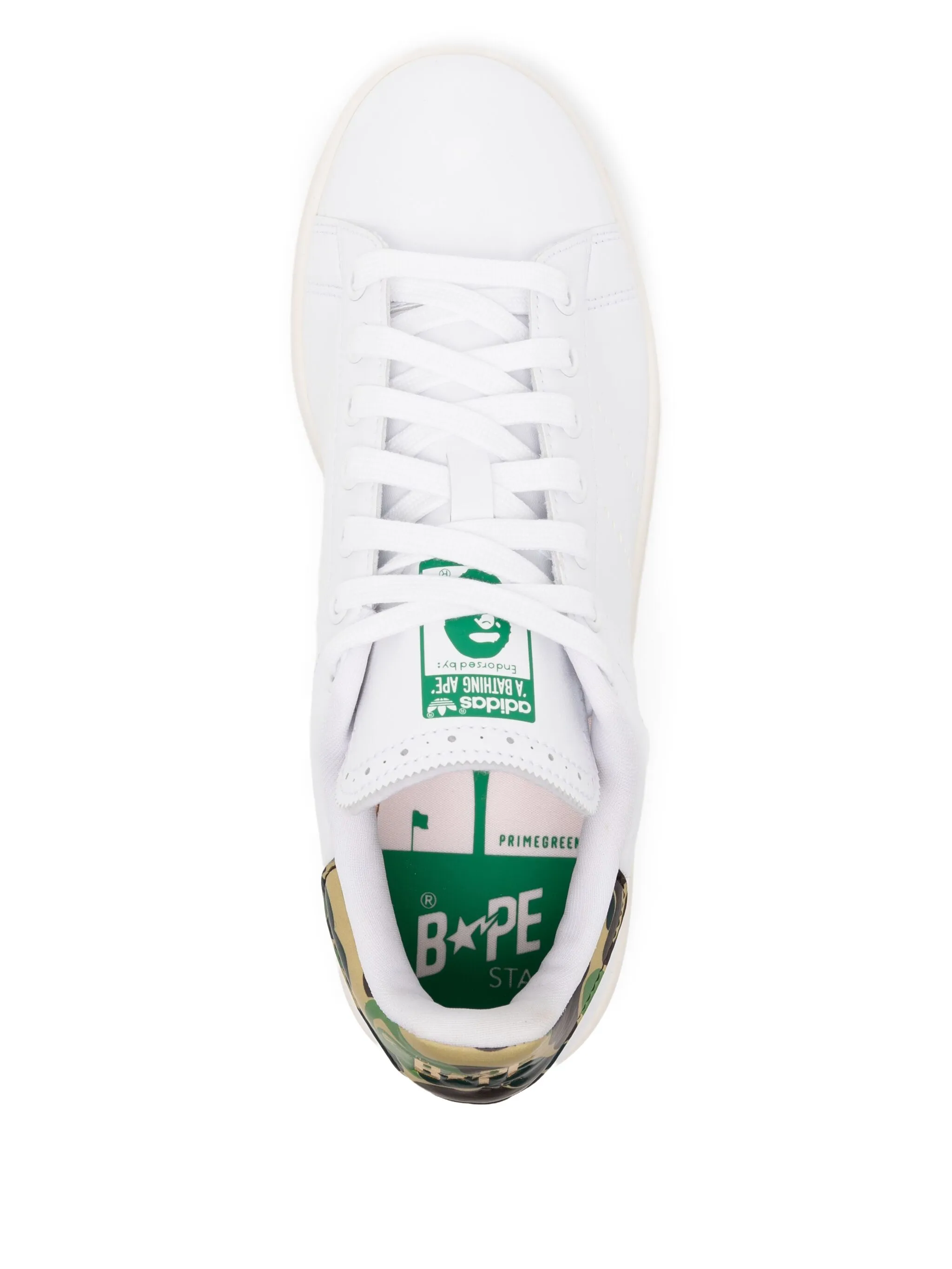 Кроссовки Stan Smith из коллаборации с Adidas A Bathing Ape, белый — фото 4
