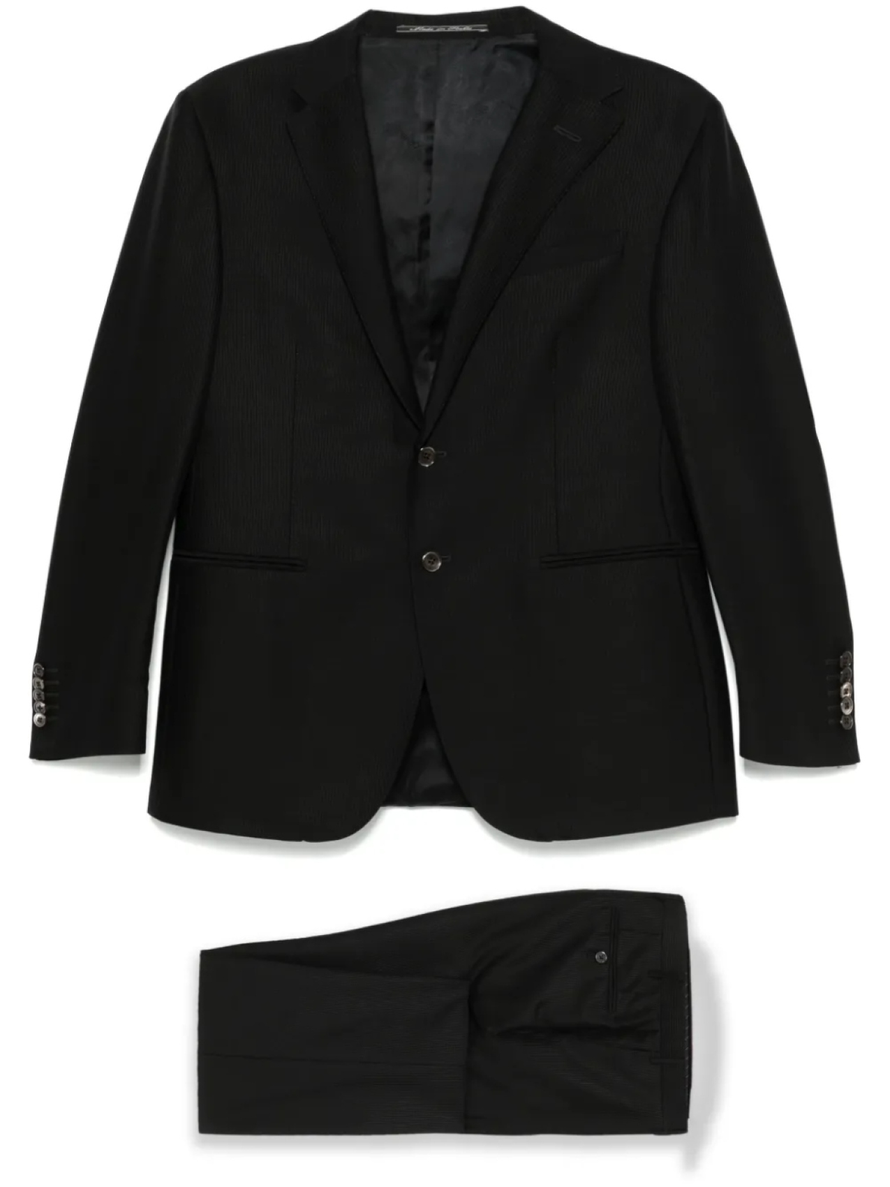 

Костюм в полоску Corneliani, черный