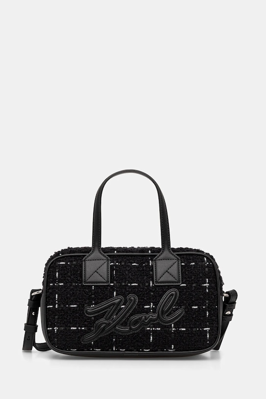 

Шерстяная сумка K/SKUARE Karl Lagerfeld, черный