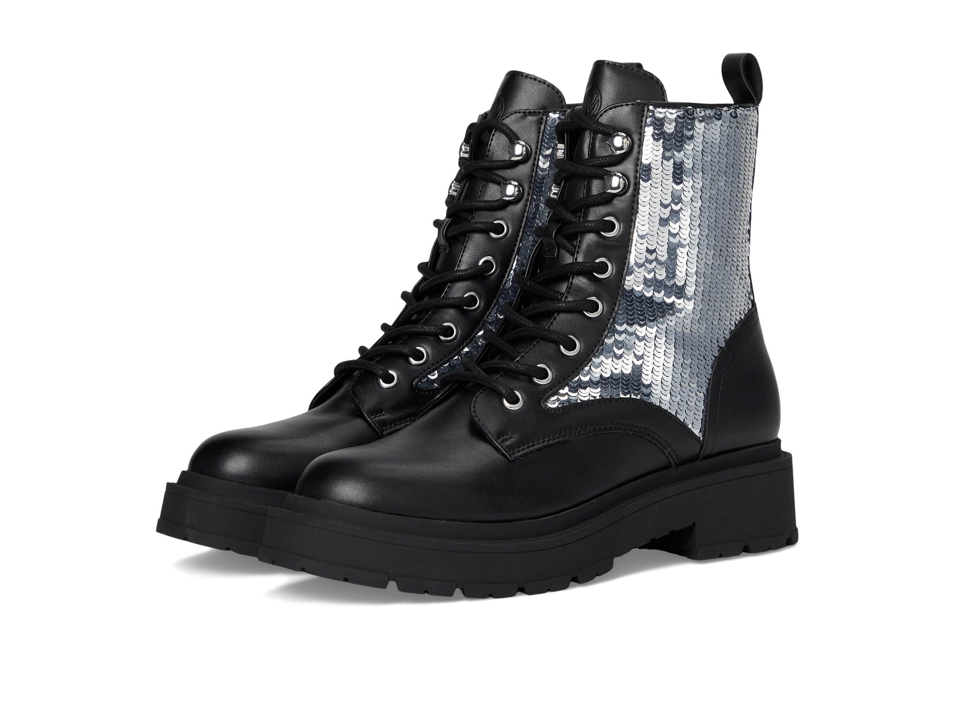 Ботинки Nine West Hediy, Black Smooth/Silver Sequin
