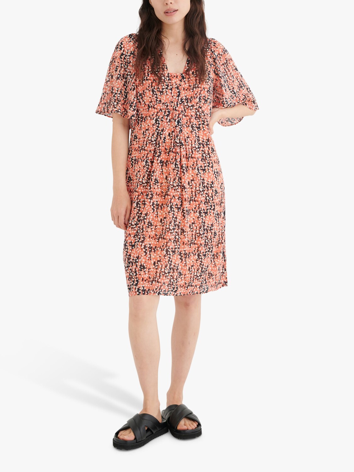 

Платье InWear Veree с абстрактным принтом, коралловый/мульти, Красный, Платье InWear Veree с абстрактным принтом, коралловый/мульти