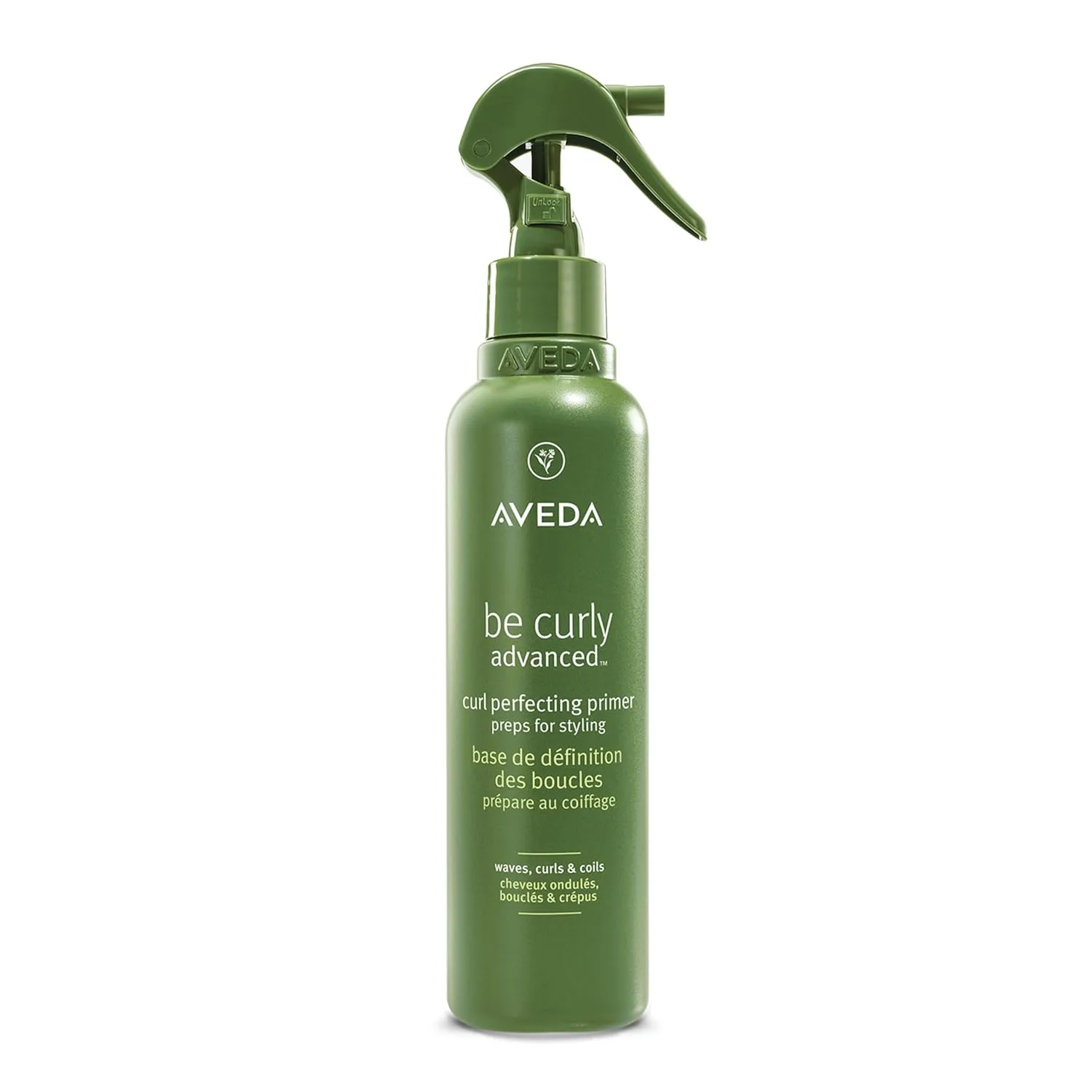 Aveda Be Curly Advanced Curl Perfecting Primer для волнистых, кудрявых и кучерявых волос, разглаживает и распутывает, защищает от влажности, уменьшает пушистость, без силиконов, 97% натуральных ингредиентов*, 200 мл
