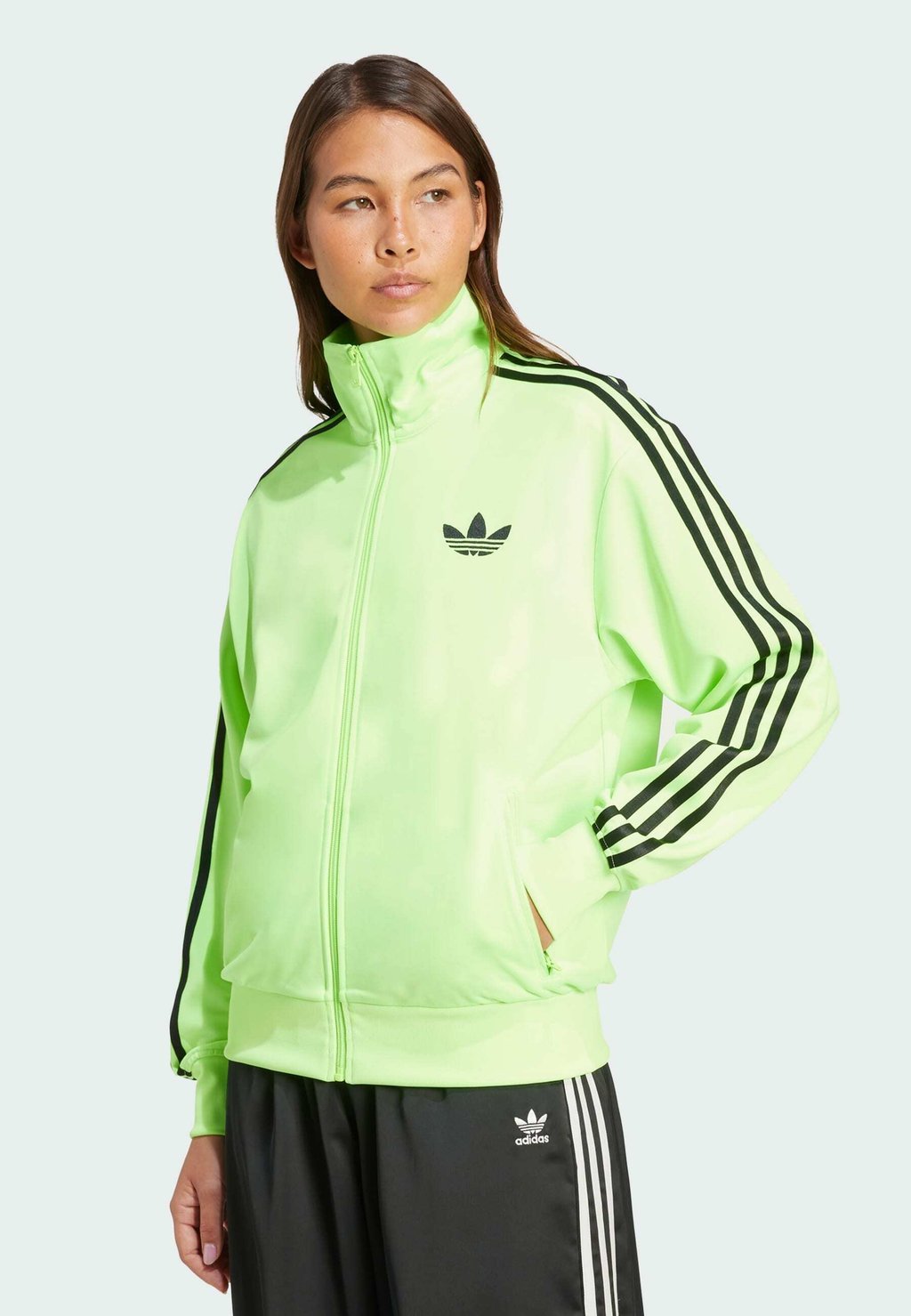 

Тренировочная куртка FIREBIRD Adidas Originals, неоновый зеленый