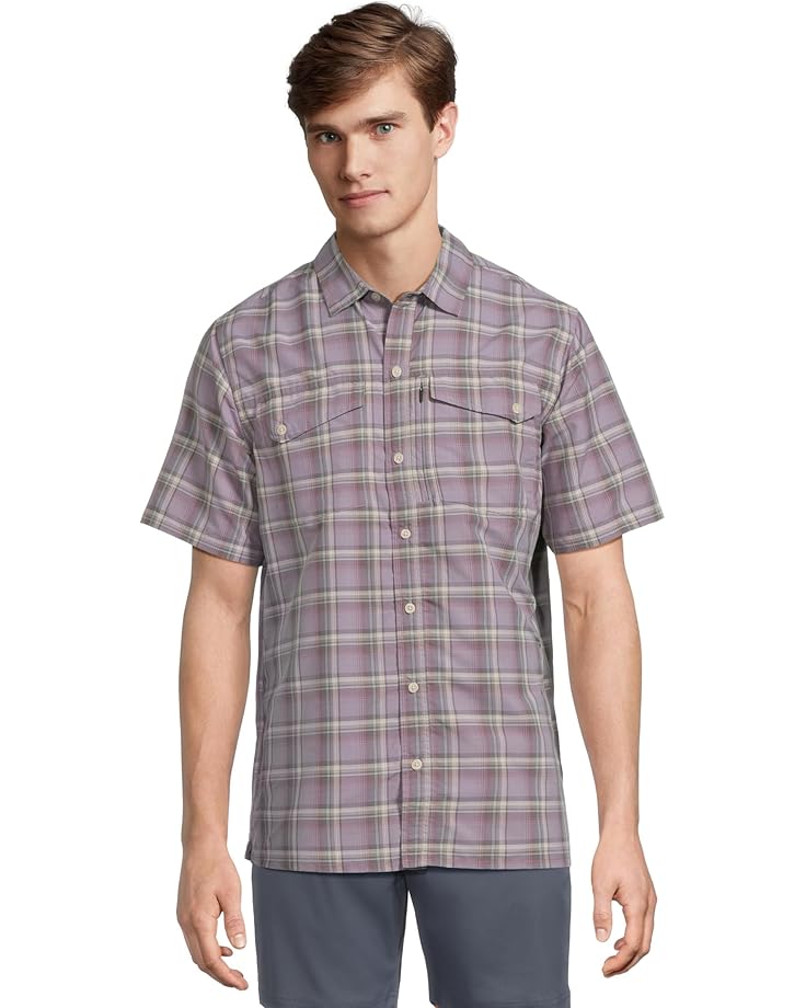 

Рубашка L.L.Bean SunSmart Cool Weave Woven Short, цвет Rustic Purple/Dark Mauve