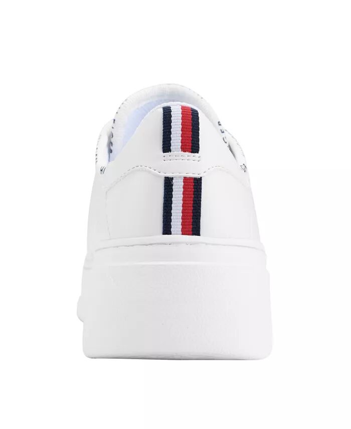 Женские легкие кроссовки Grazie на шнуровке Tommy Hilfiger, белый — фото 3