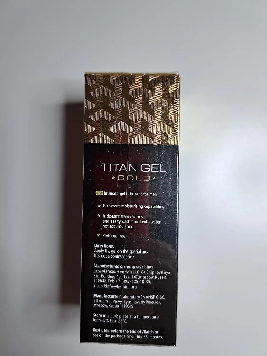 Гель-пролонгатор Titan Gold Original, 2 тюбика по 50 мл Titan Gel — фото 4