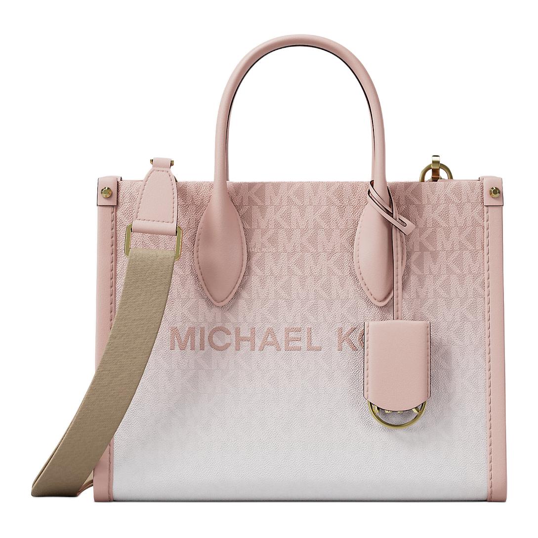 

MICHAEL KORS Мирелла Текстильная Сумка через Плечо Маленькая Женская Розовая Пудра
