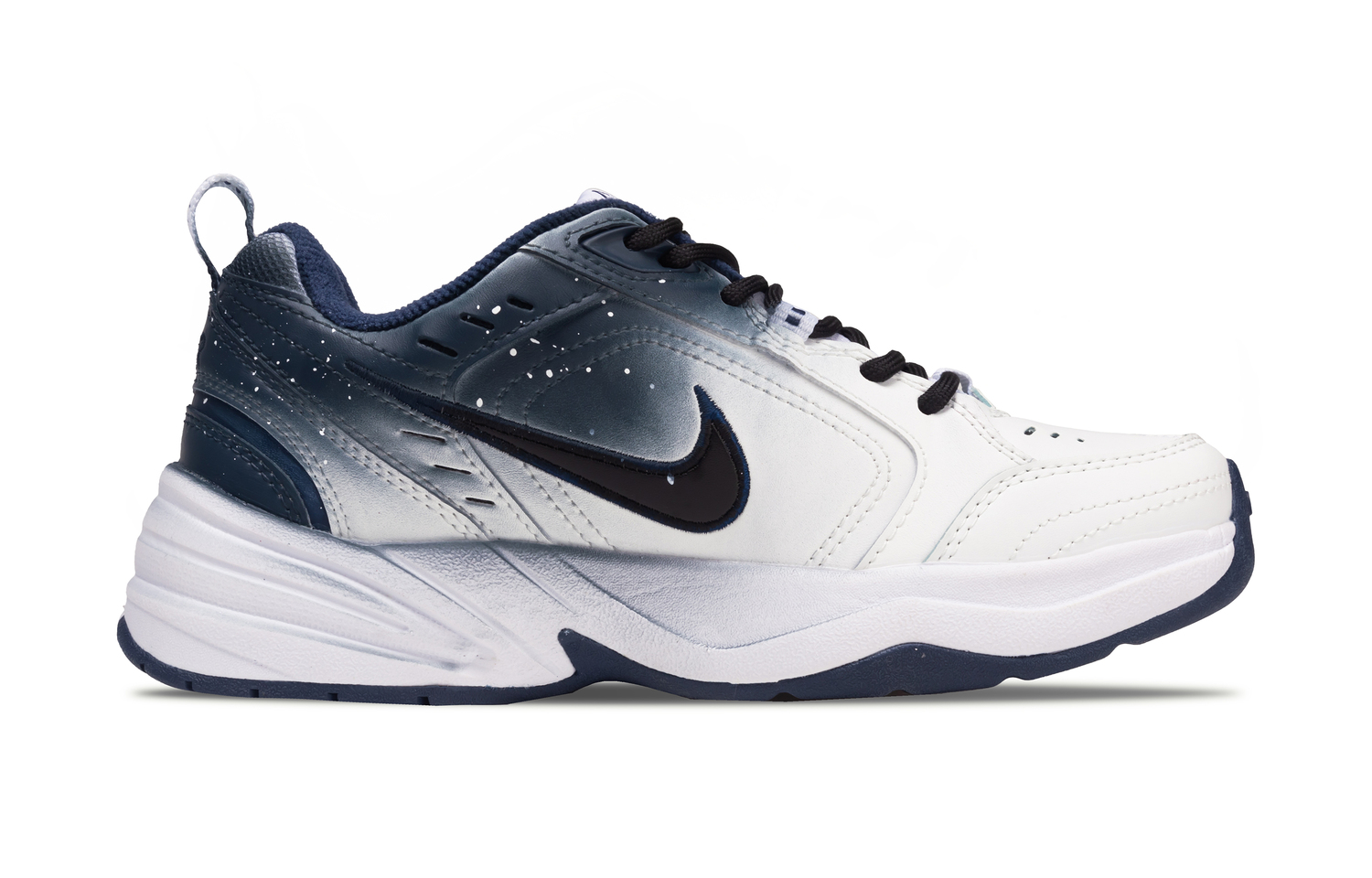 Air Monarch 4 Tidal Field амортизация устойчивость к истиранию увеличивающие высоту низкие массивные кроссовки unisex Nike, белый — фото 2