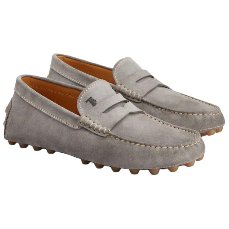 Мужские гоммино лоферы gray TOD'S, серый — фото 4
