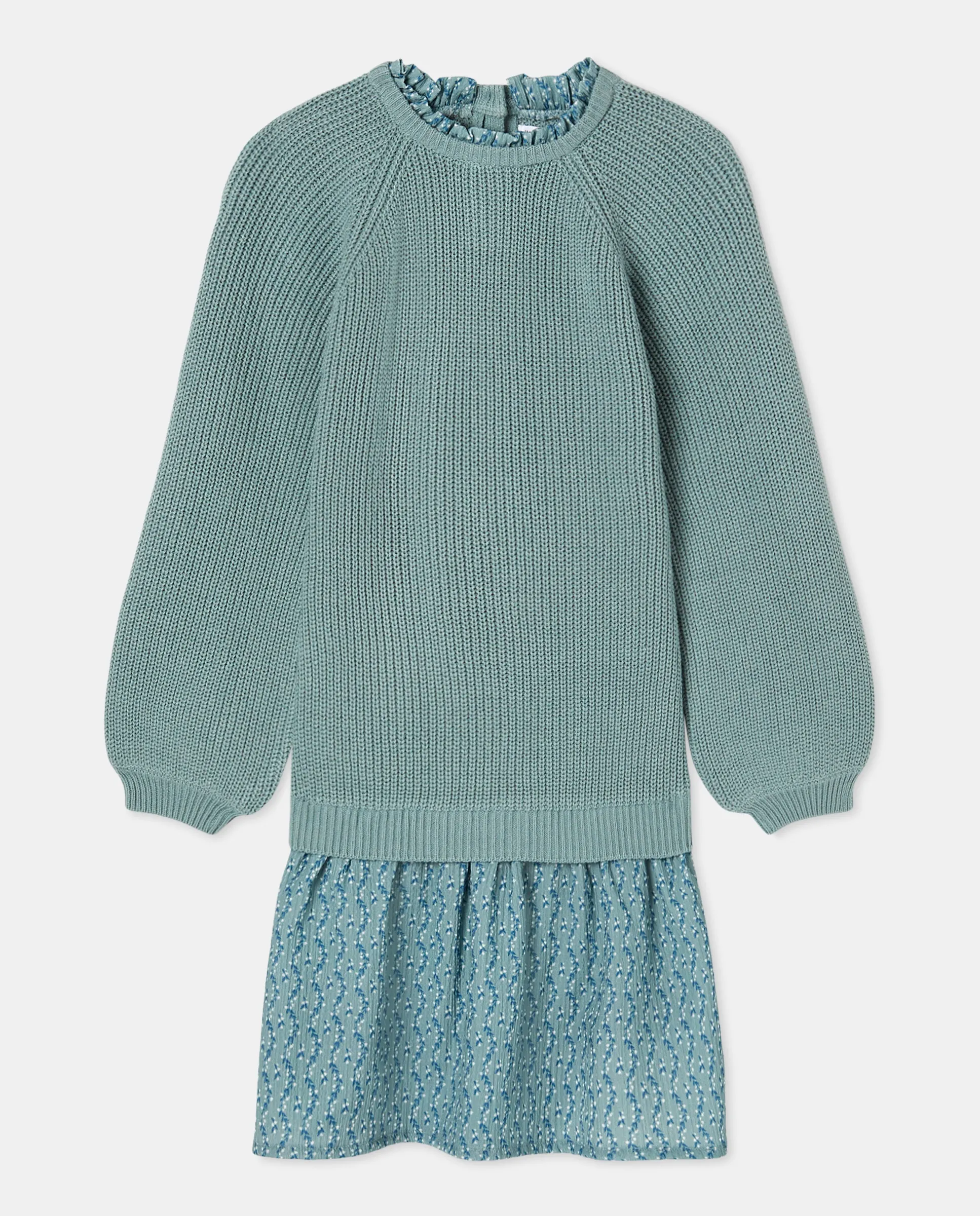 

Длинное платье для девочки с расклешенной юбкой Kids El Corte Inglés, зеленый