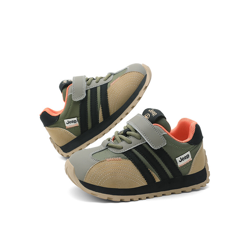 Кроссовки Jeep Kids Lifestyle Shoes Kids Low-top Gray, зеленый — фото 4