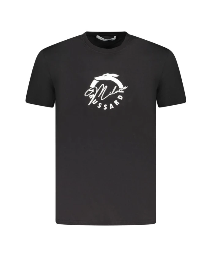 

Хлопковая футболка Trussardi, черный