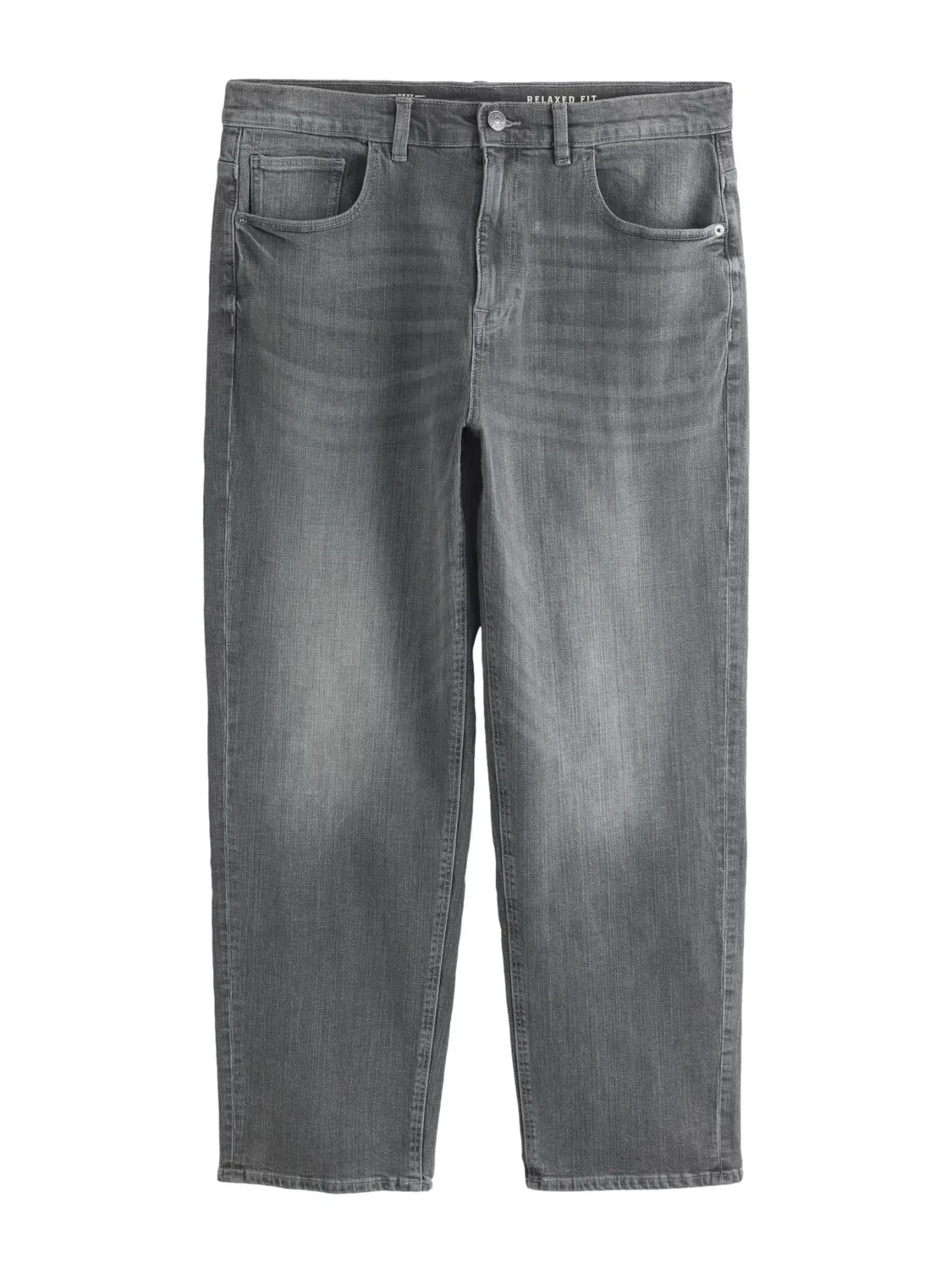 Свободные джинсы 'Essential' Next, Grey Denim