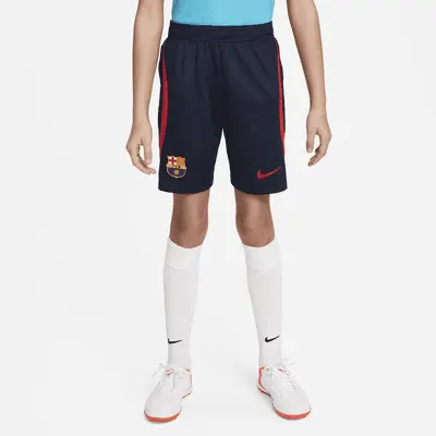 

Шорты Nike FC Barcelona Strike, цвет Obsidian/University Red/University Red