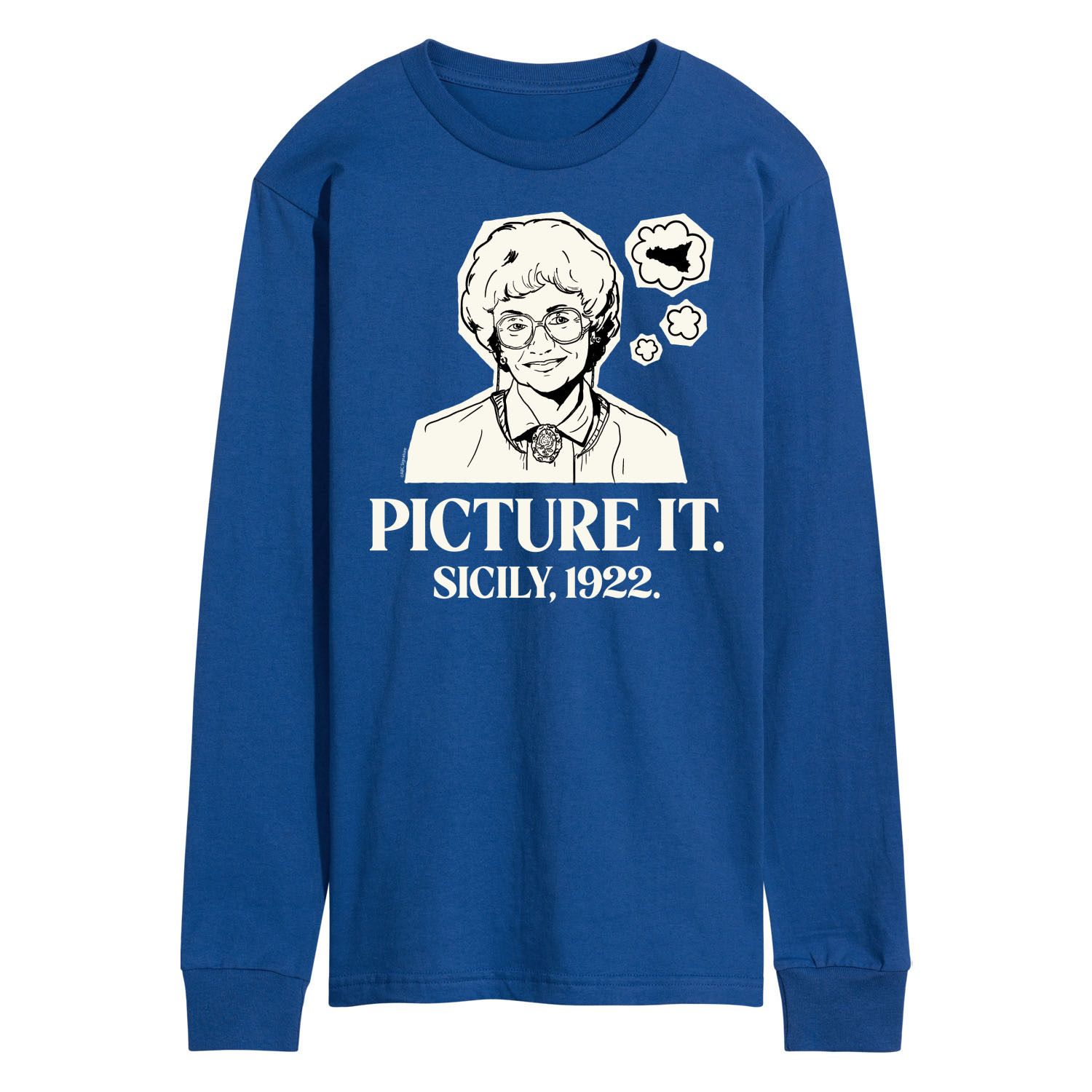 

Мужская футболка с длинными рукавами Golden Girls Picture Sicily Licensed Character