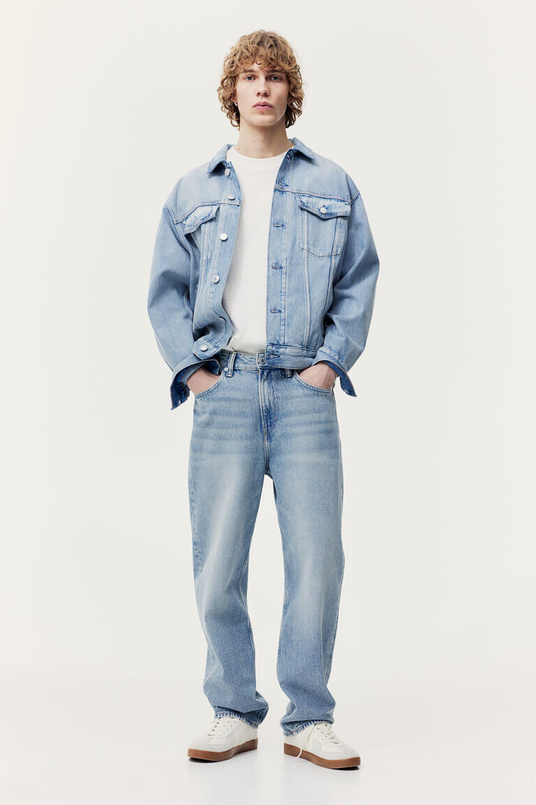 

Свободные джинсы H&M, синий