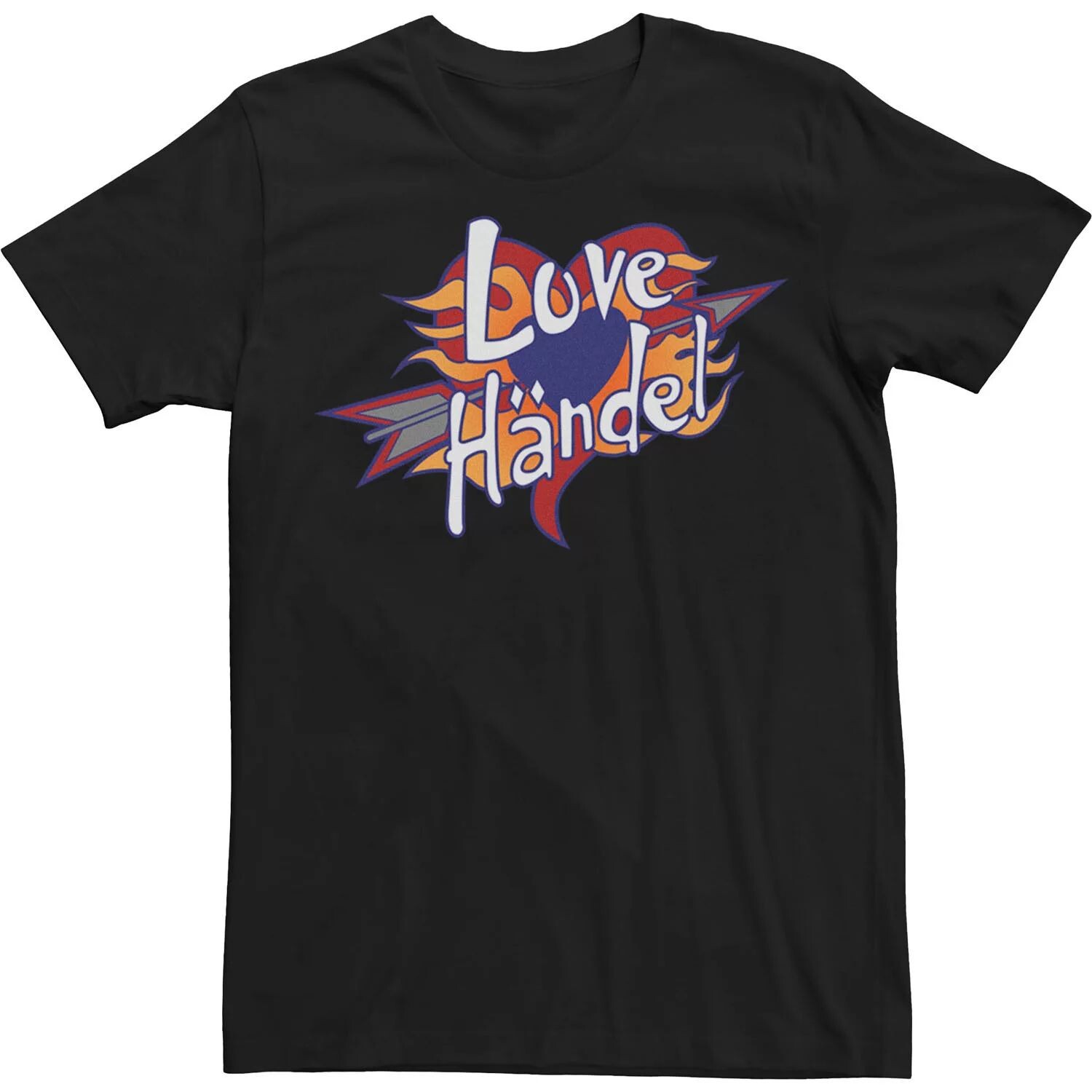

Мужская футболка с логотипом Disney Phineas And Ferb Love Handle Licensed Character