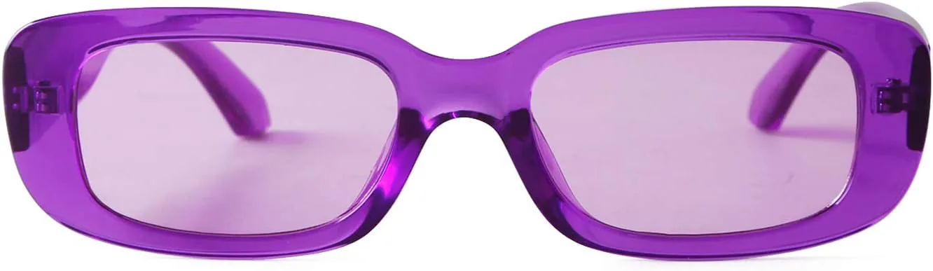 

Солнцезащитные очки ADE WU прямоугольной формы для женщин и мужчин в стиле ретро 90-х, узкие, прямоугольные, модные, в стиле Y2K, унисекс, стильные, Purple