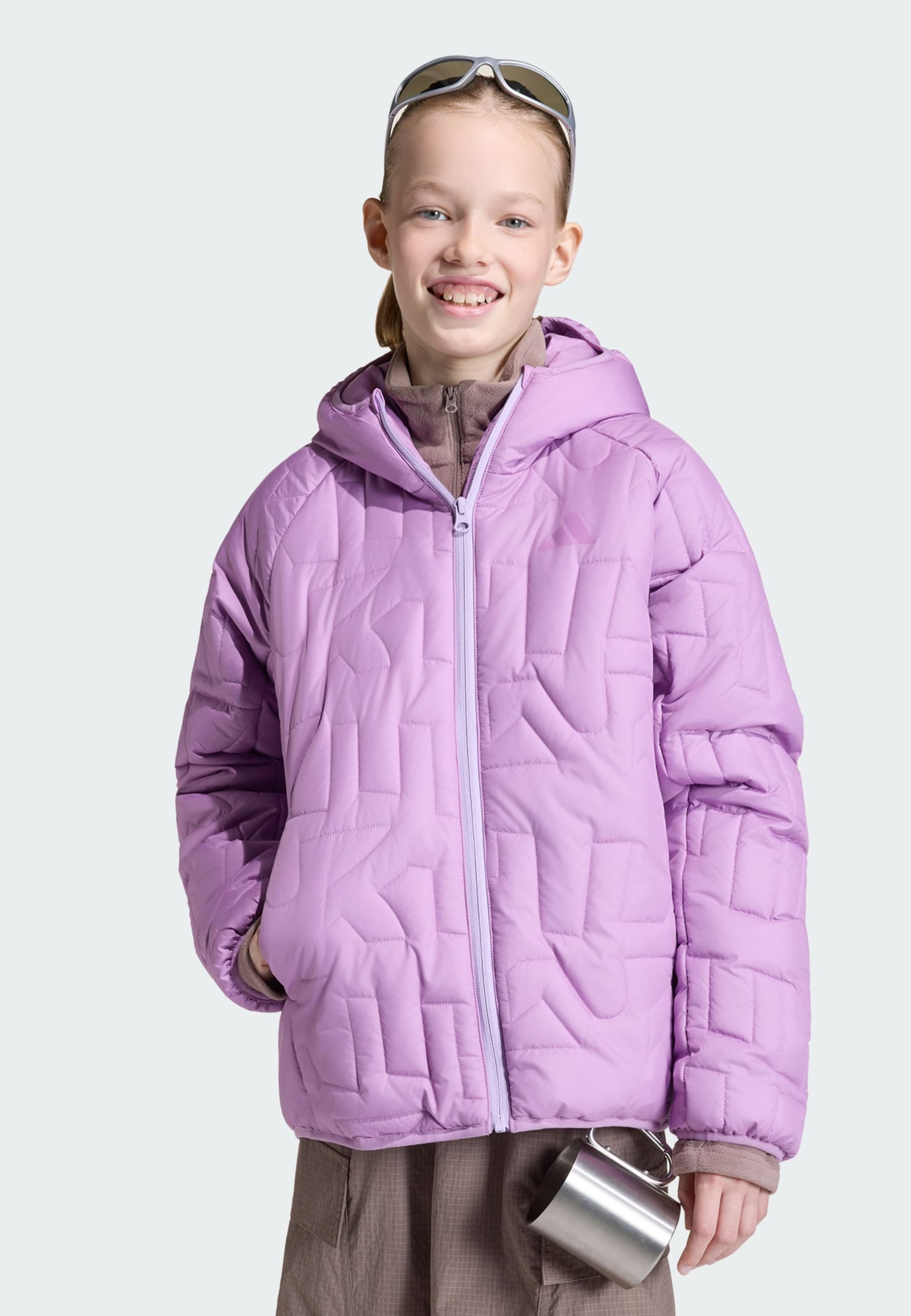 ADIDAS TERREX Куртка Outdoor 'Xperior' в цвете Plum — фото 3