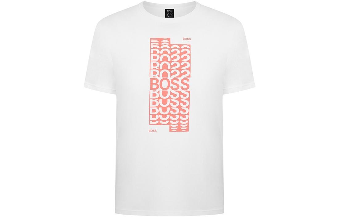 

HUGO BOSS Футболка мужская белая, Белый, HUGO BOSS Футболка мужская белая