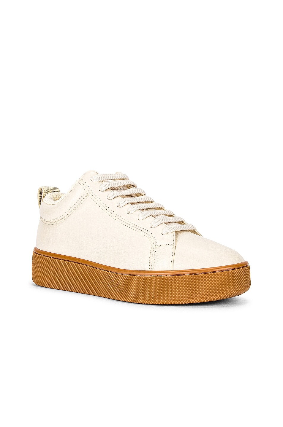 Кроссовки Bottega Veneta Lace Ups, цвет Sea Salt — фото 2