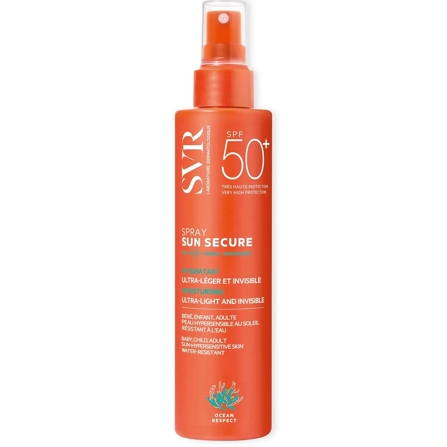

SVR SUN SECURE Спрей для лица и тела SPF50+ 200мл Svr Laboratoires