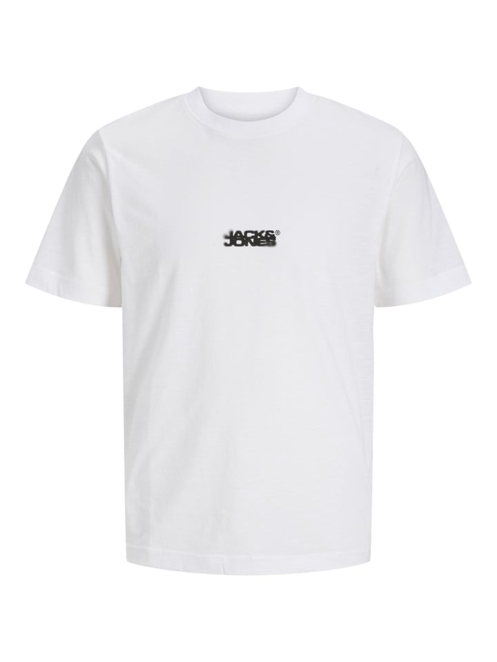 

Футболка JACK & JONES PLUS, ярко-белый