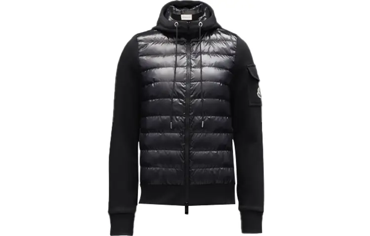 

Пуховик женский черный Moncler