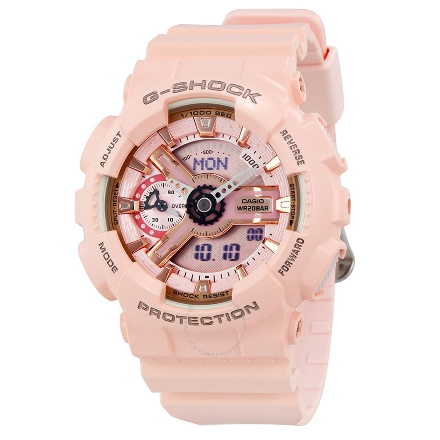 

Часы Casio женские G-Shock с розовым циферблатом