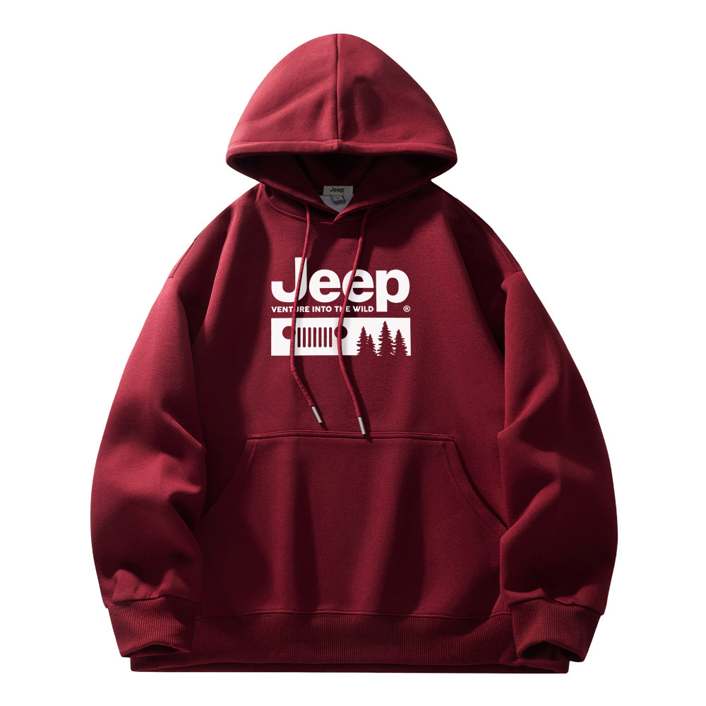 

Свитшот Unisex Crew Neck Moderate Regular Jeep, pbjyp74gmkj209 burgundy