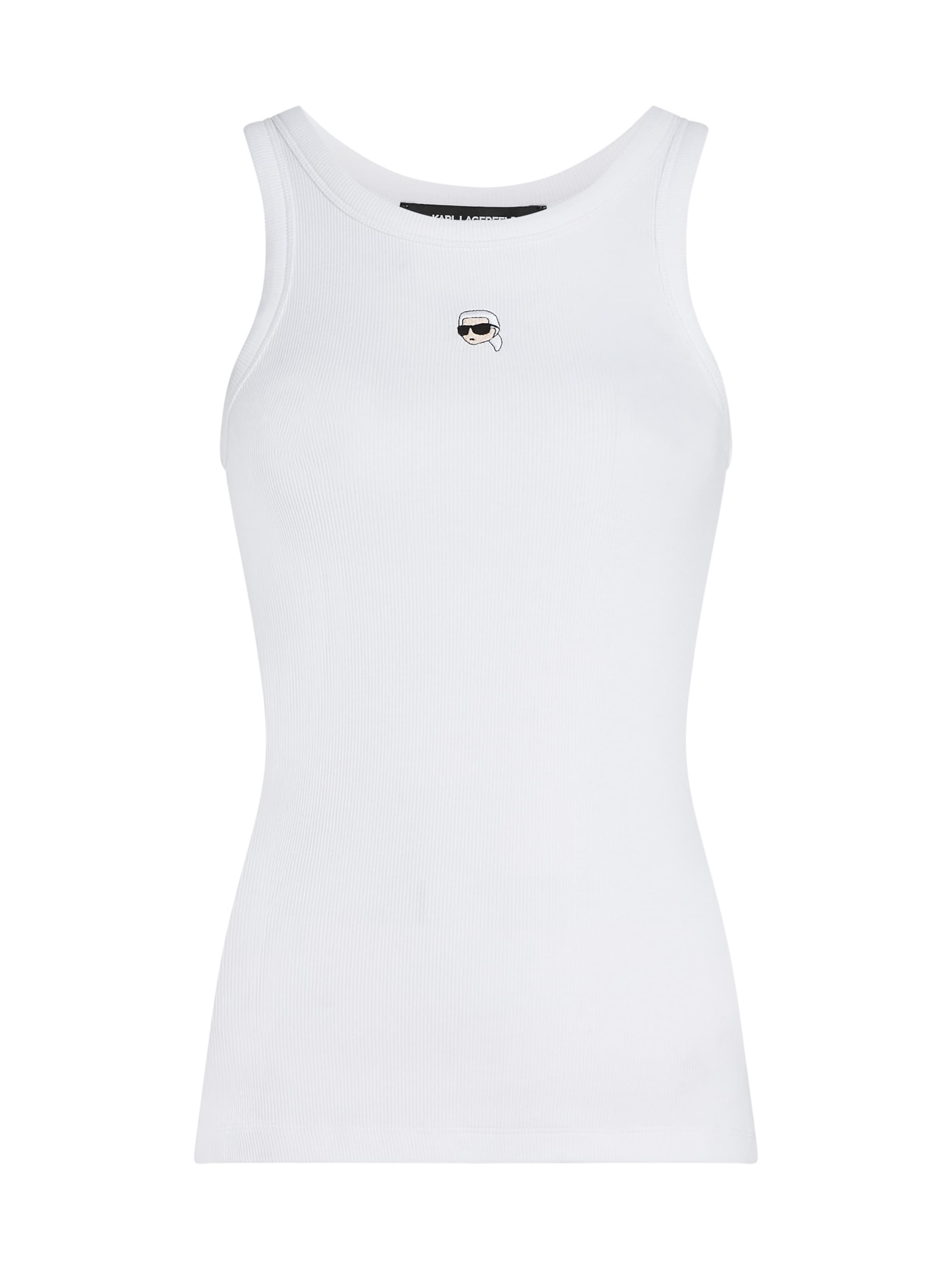 

Karl Lagerfeld Топ белого цвета