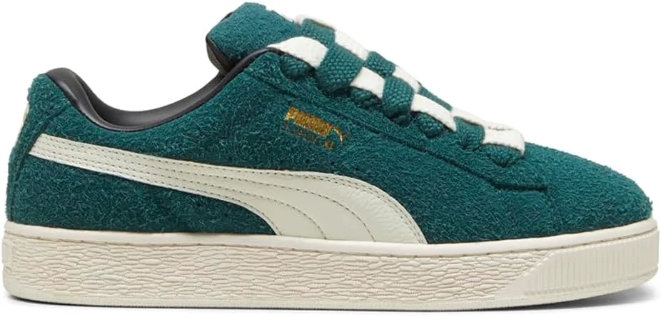 Мужские замшевые кроссовки PUMA Jackhammer с шнуровкой, размер XL, повседневные - зеленые, зеленый