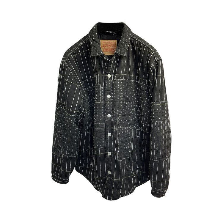 

Куртка Levis x Denim Tears Embroidered Oversized Quilted Jacket, Black