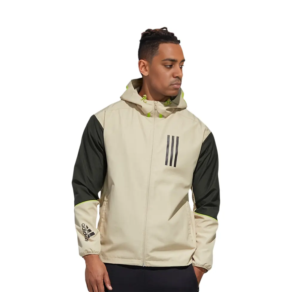 Куртка мужская, цвет глубокий хаки Adidas, хаки — фото 3