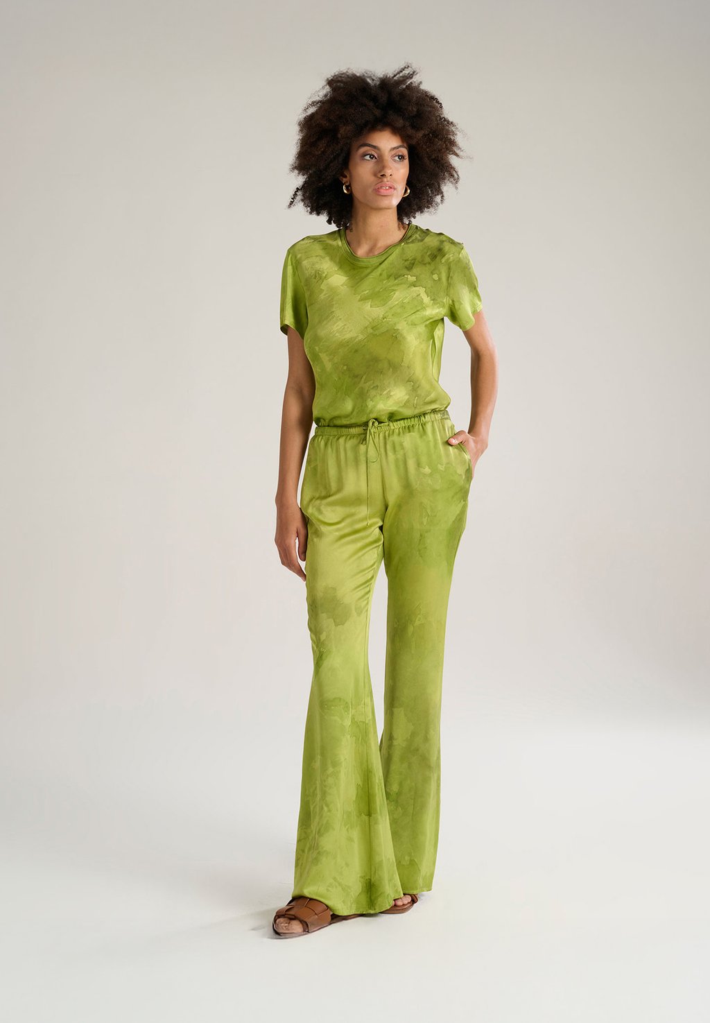 

Брюки TIE DYE Manila Grace, цвет Leaf