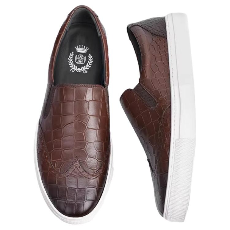Туфли Men"s Casual Men Low-Top Dark Coffee Raidy Boer, цвет Dark Coffee — фото 3