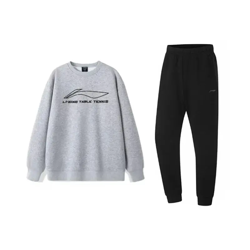 

LINING Повседневная спортивная одежда unisex серый+черный