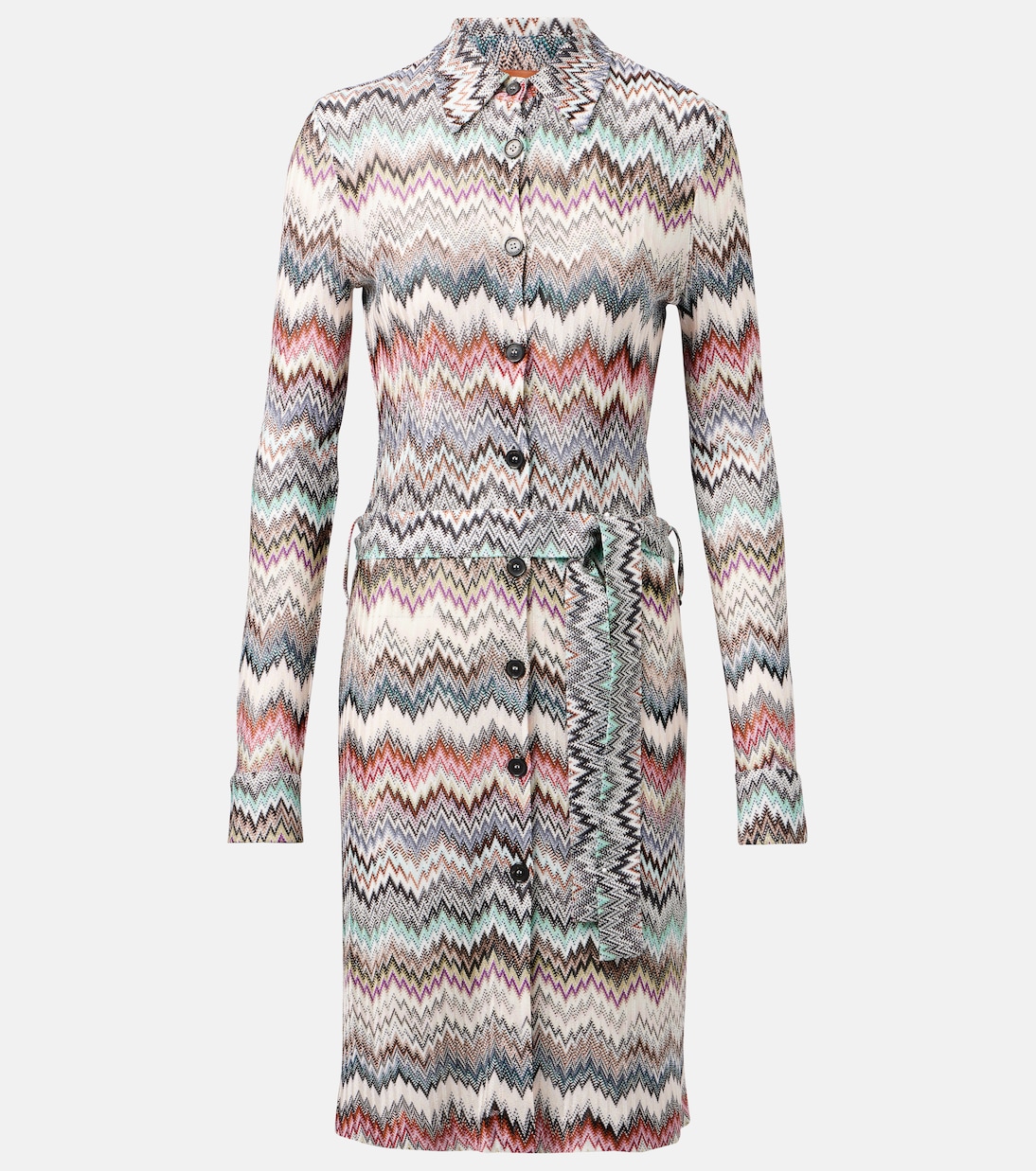 

Платье-рубашка с зигзагом Missoni, разноцветный