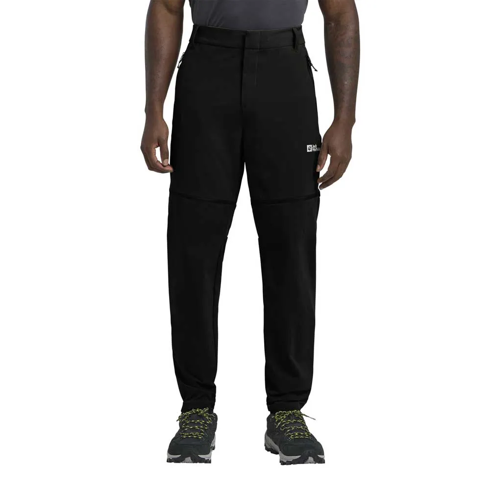

Брюки Jack Wolfskin Hikeout Zip Away, черный
