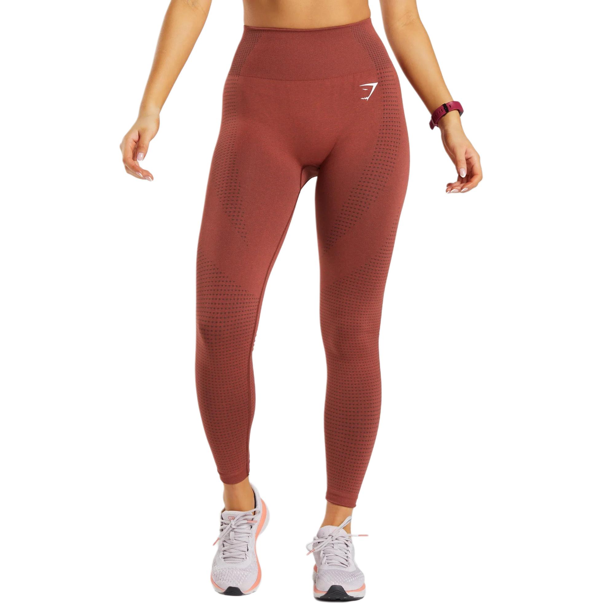 

Спортивные штаны женские кирпично-красные GYMSHARK