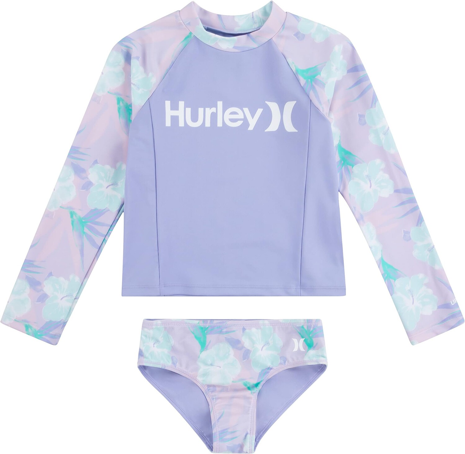 

Купальник Hurley Kids Two-Piece UPF Swim Set, цвет Light Orchid