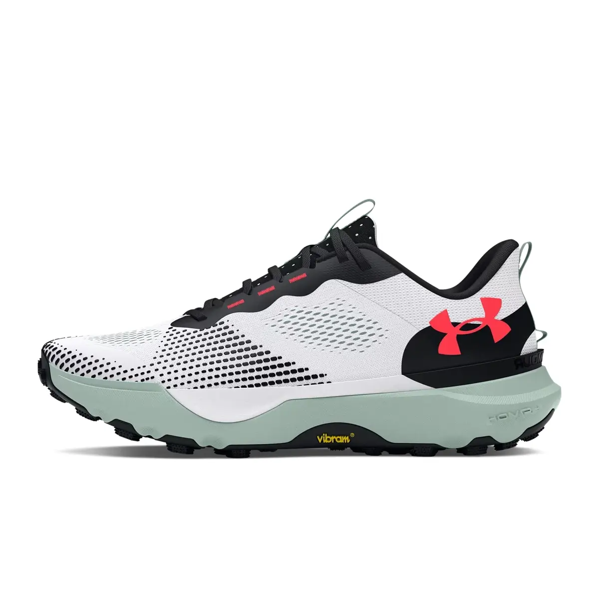 

Беговые кроссовки Infinite Pro Abrasion Resistant Breathable Low Top Trail Unisex White Under Armour, белый зеленый красный