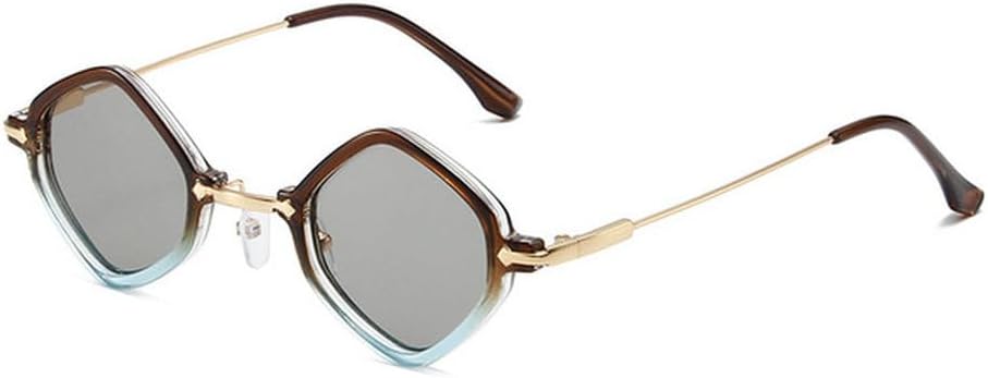 

Солнцезащитные очки неправильной формы для женщин, маленькая оправа, модные мужские солнцезащитные очки UV400, очки для вождения, женские очки для путешествий generic, Brownblue-gray