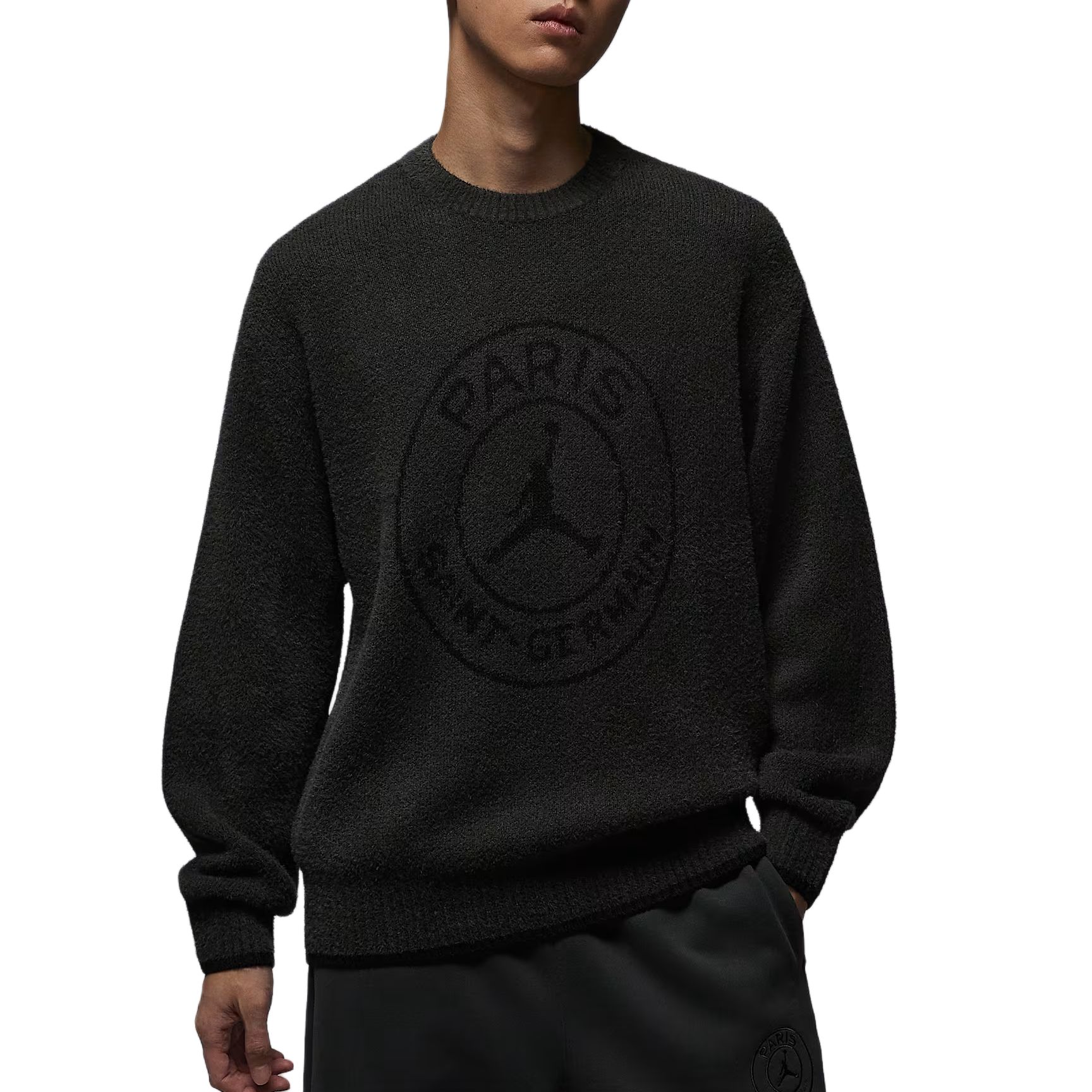 

Мужской трикотаж Paris Saint Germain Jordan, coal черный/черный