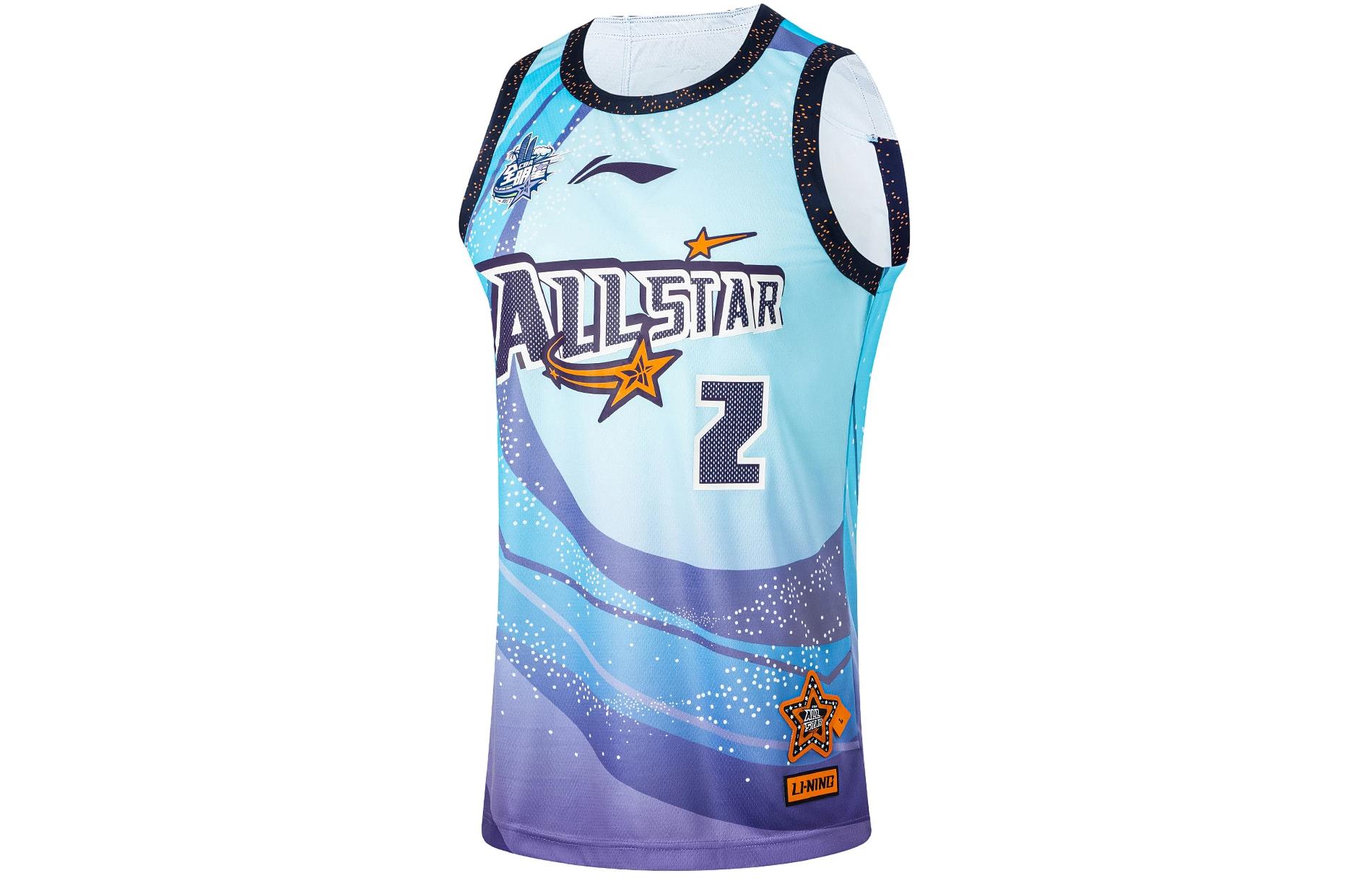 

Баскетбольная майка LiNing CBA Collection Wave Blue