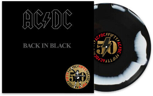 

Виниловая пластинка AC/DC: Back In Black: 50th Anniversary - Black & White Marble Colored Vinyl