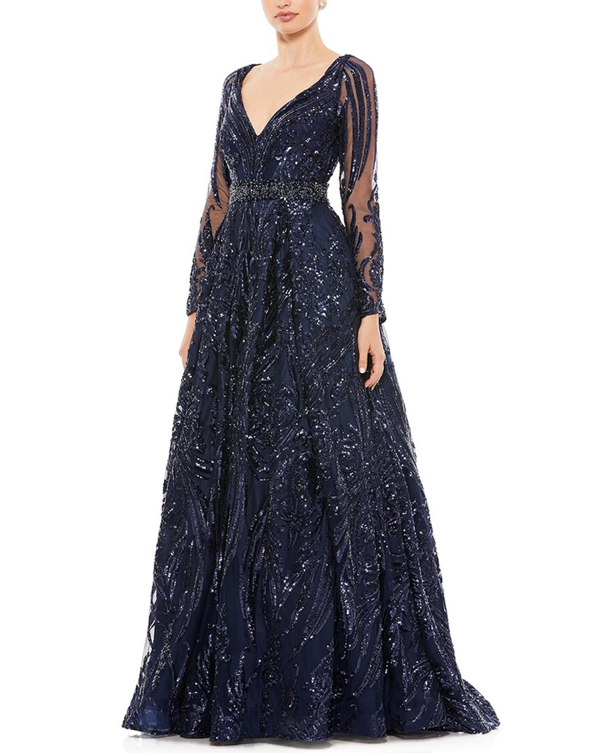 

Вечернее платье Mac Duggal с отделкой