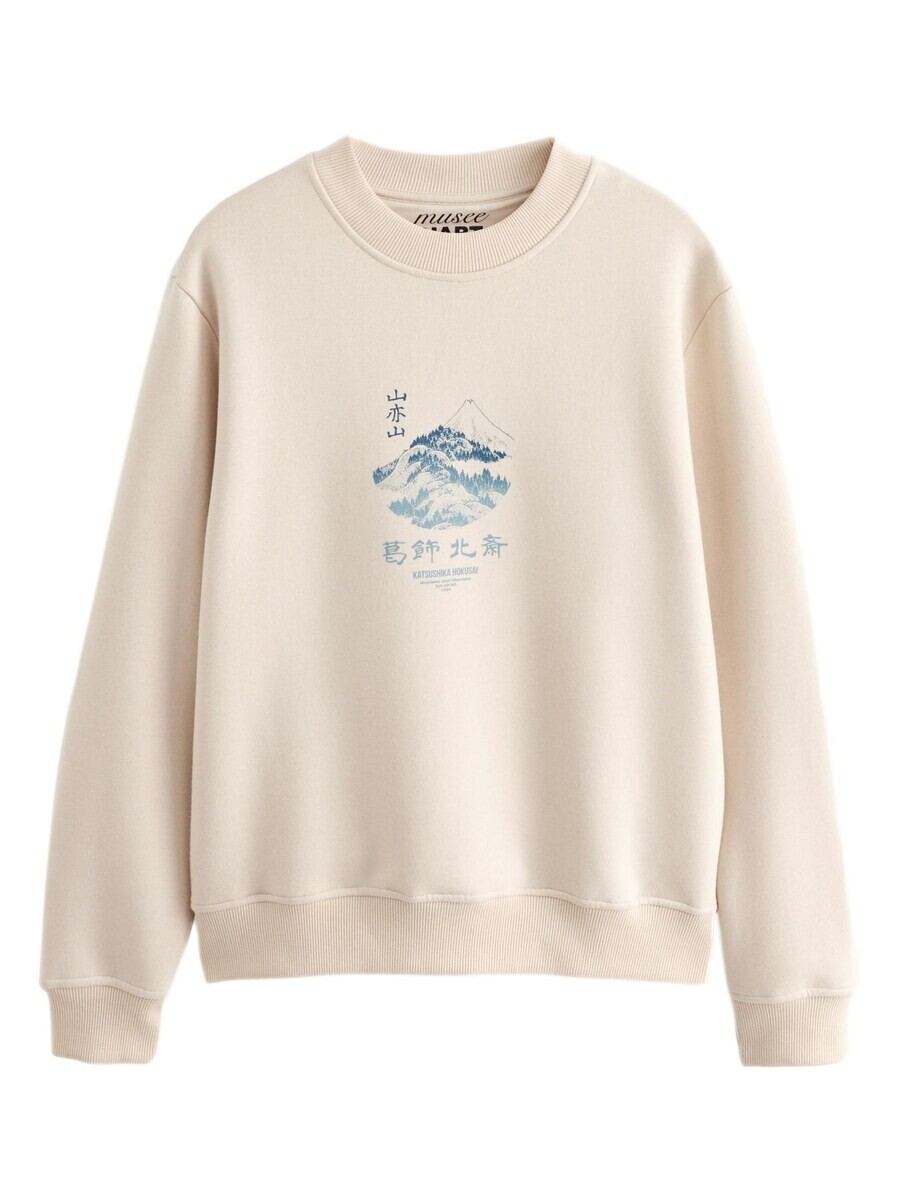 

Свитер Next Sweatshirt Hokusai, бежевый