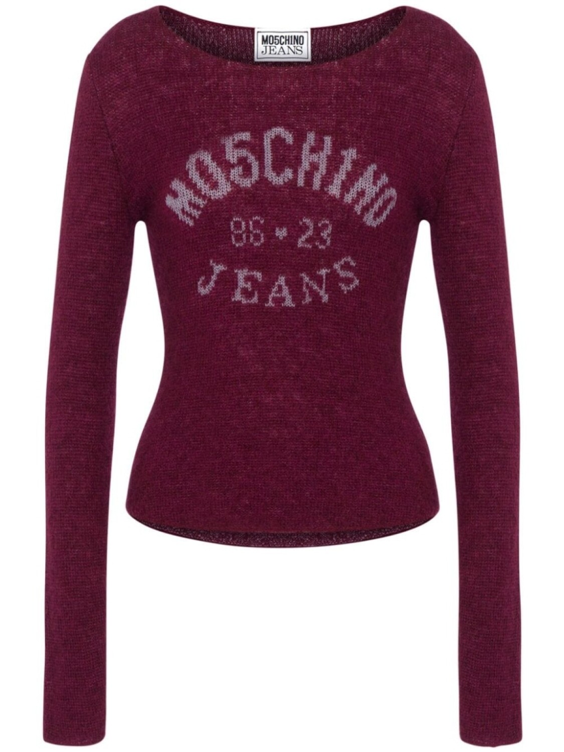 

MOSCHINO JEANS вязаный свитер, фиолетовый